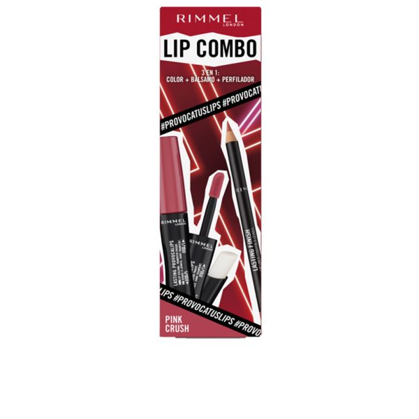 RIMMEL LONDON LIP COMBO PINK CRUSH LOT 2 pcs