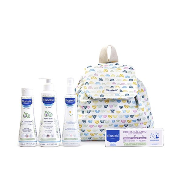 MUSTELA BABY RAINBOW BACKPACK LOT 5 pcs