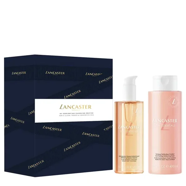 LANCASTER SKIN ESSENTIALS REFRESHING EXPRESS CLEANSER LOT 2 pcs