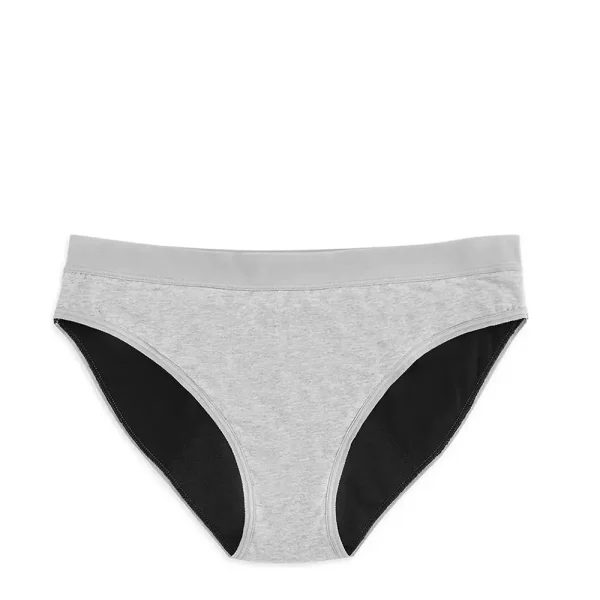 PLATANOMELÓN KIWITAS CLASSIC SPORTY menstrual panties gray #S 1 u