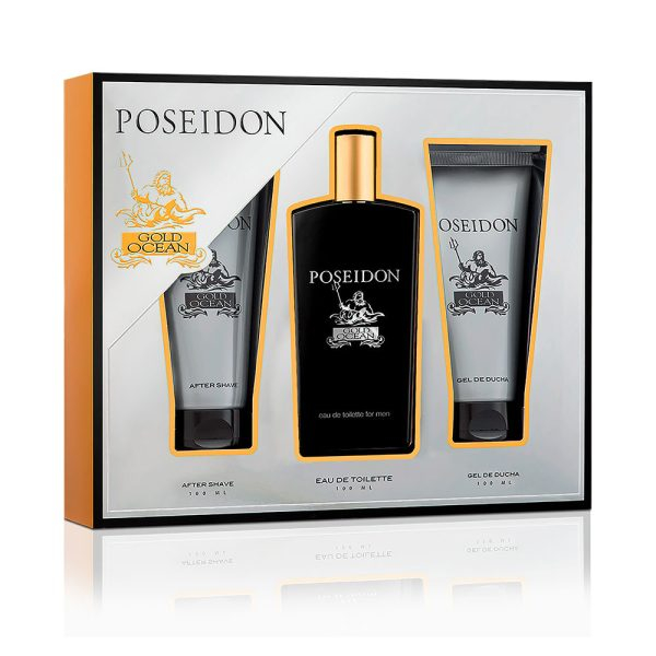 POSSEIDON POSEIDON GOLD OCEAN FOR MEN LOT 3 pcs