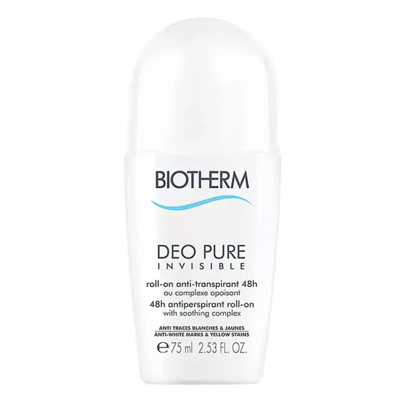 BIOTHERM DEO PURE INVISIBLE roll-on 75 ml