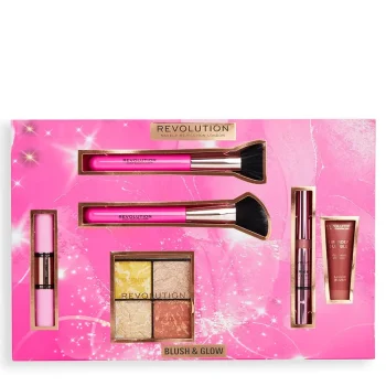 REVOLUTION MAKE UP BLUSH & GLOW ЛОТ 6 бр