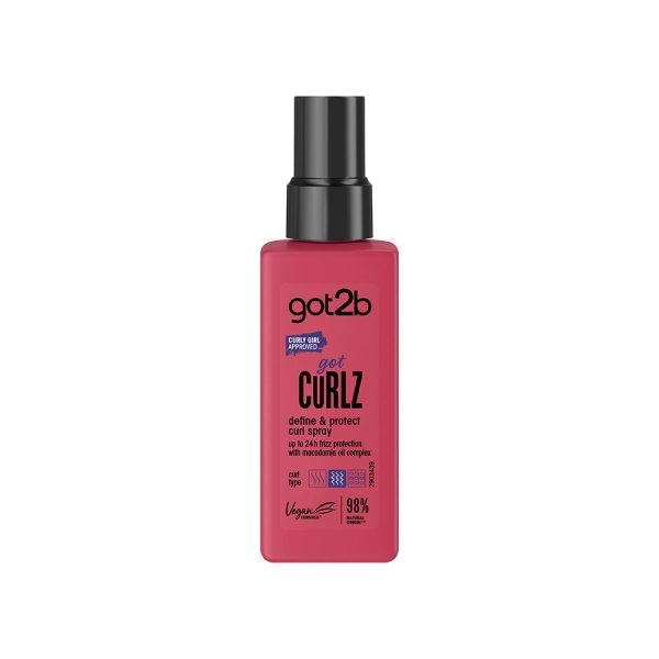 SCHWARZKOPF MASS MARKET GOT2B GOT CURLZ define & protect curl spray 150 ml