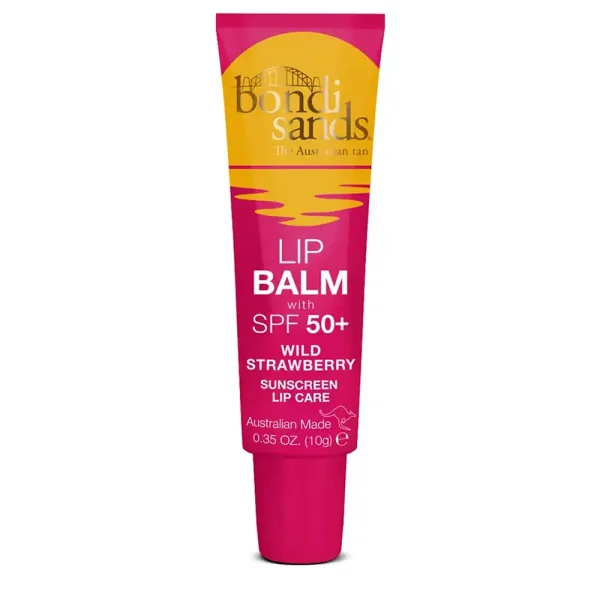 BONDI SANDS LIP BALM with SPF50+ #strawberry 10 gr