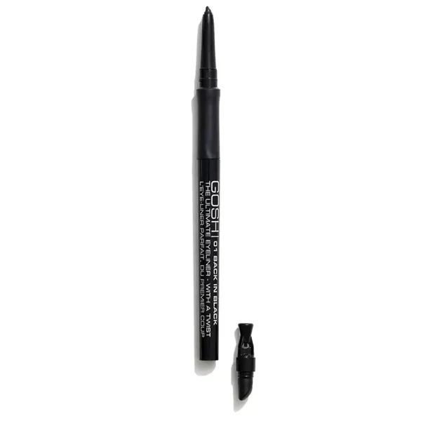 GOSH THE ULTIMATE eyeliner with a twist #01 Back in black 0.4 gr