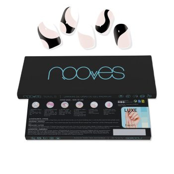 NOOVES Premium Glam GEL-NAGELBLÄTTER #white cow 20 Stk