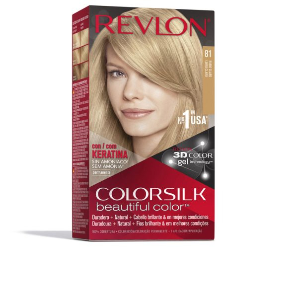 REVLON MASS MARKET COLORSILK dye #81-bright ultra light blonde 1 u