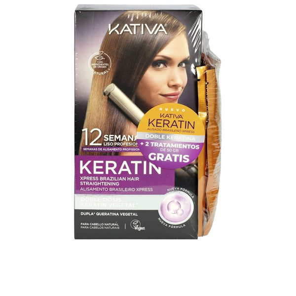 KATIVA DOUBLE KERATINA EXPRESS BRAZILIAN STRAIGHTENING LOT 5 pcs