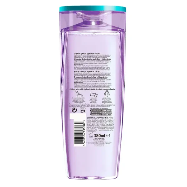 L'ORÉAL PARIS ELVIVE HYALURONIC PURE -shampoo 380 ml - Kuva 2