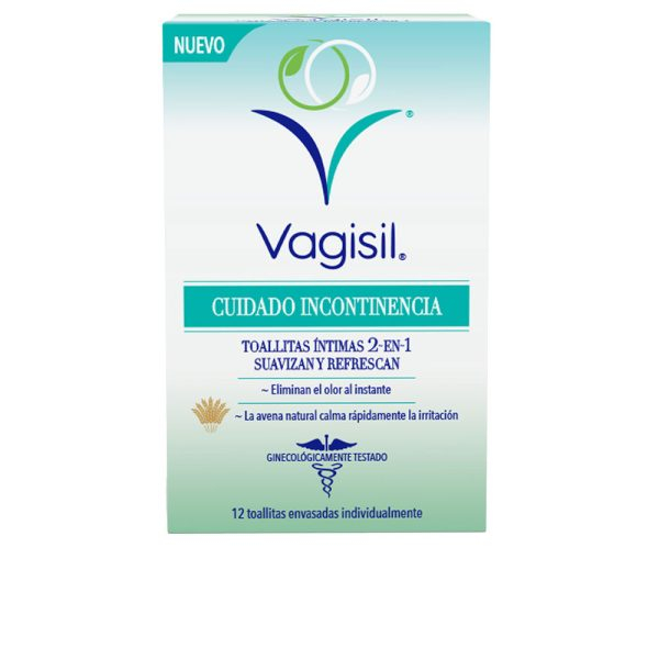 VAGISIL INCONTINENCE wipes 12 u