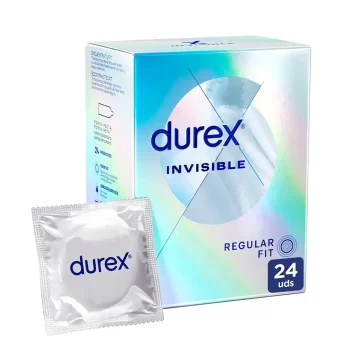 DUREX Préservatifs INVISIBLES extra sensibles 24 unités