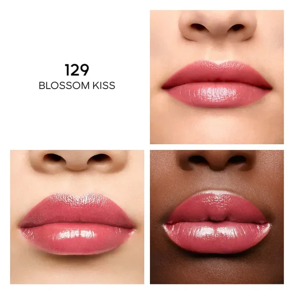 GUERLAIN KISSKISS BRILLARE BLOOM lucidalabbra #129-bacio in fiore