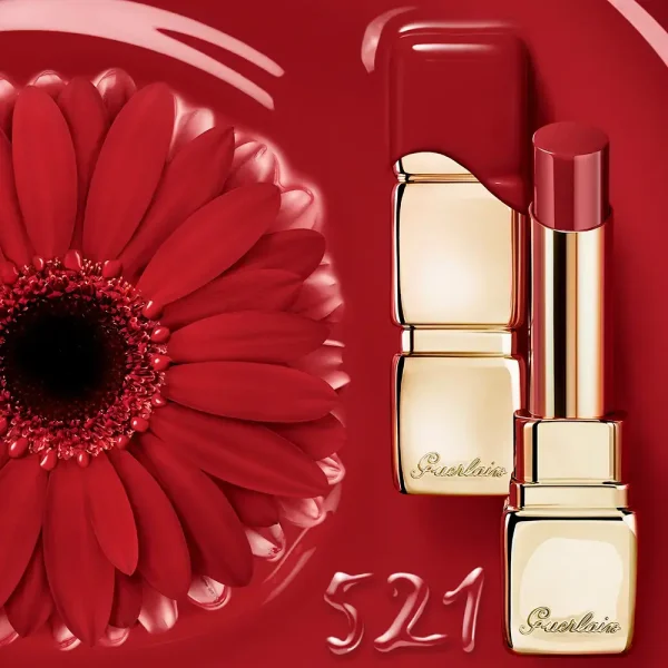 GUERLAIN KISSKISS SHINE BLOOM lip balm #521-Kiss to Say