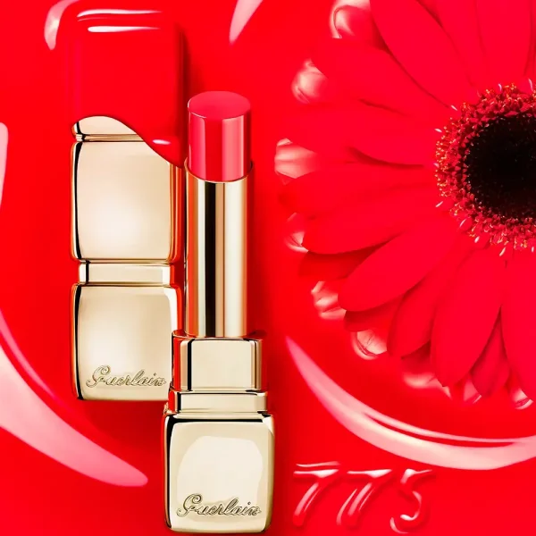 GUERLAIN KISSKISS SHINE BLOOM lip balm #775-Poppy Kiss