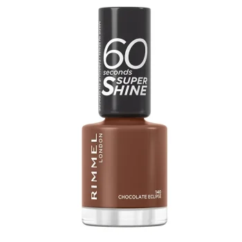 RIMMEL LONDON 60 SECONDS SUPER SHINE nail polish #140-chocolate eclipse