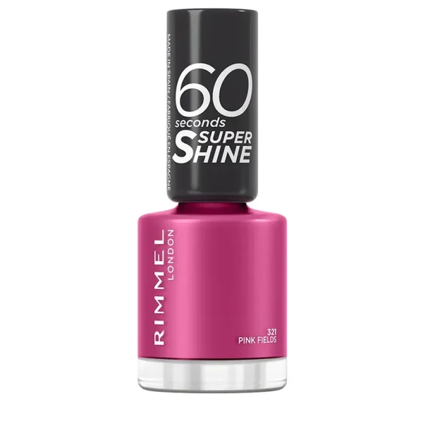 RIMMEL LONDON 60 SECONDS SUPER SHINE nail polish #321 -pink fields