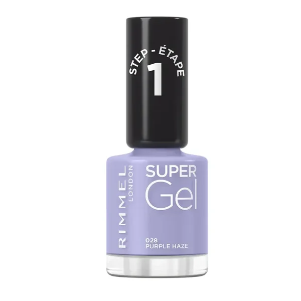 RIMMEL LONDON SUPER GEL nail polish #028-purple haze