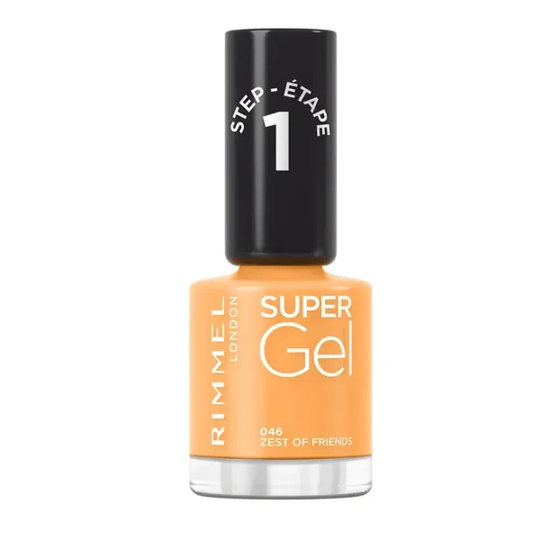 RIMMEL LONDON SUPER GEL nail polish #046-zest of friends