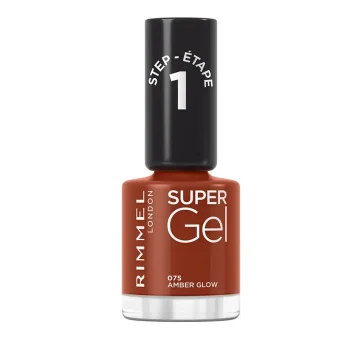 RIMMEL LONDON SUPER GEL nail polish #075-amber glow