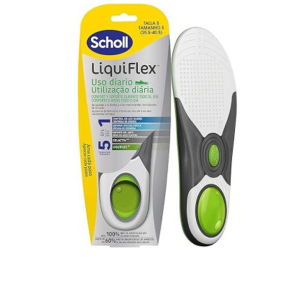 SCHOLL LIQUIFLEX insoles daily support #Size 35.5-40.5 1 u