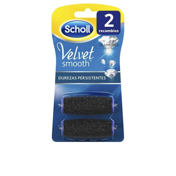 SCHOLL VELVET SMOOTH file for persistent calluses refill 2 units