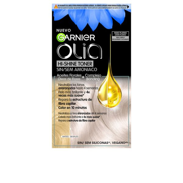 GARNIER OLIA HI SHINE TONER semi-permanent color neutralizer #10.01 platinum blonde 3 pcs