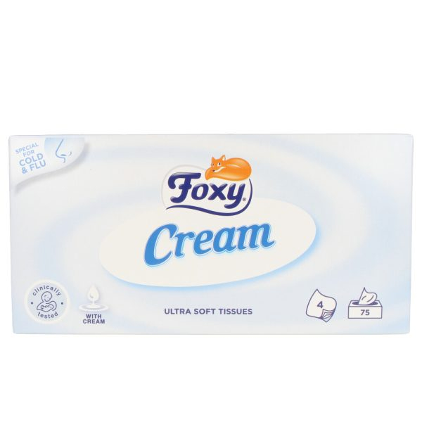 FOXY FACIAL CREAM pa?uelos pieles sensibles 75 u