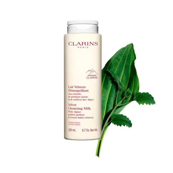 CLARINS VELVET CLEANSING MILK ultra-gentle makeup remover 200 ml