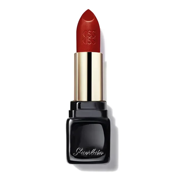 GUERLAIN KISSKISS satin lipstick #330-red brick