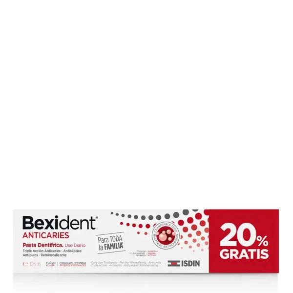 ISDIN BEXIDENT ANTICARIES daily use toothpaste 125 ml