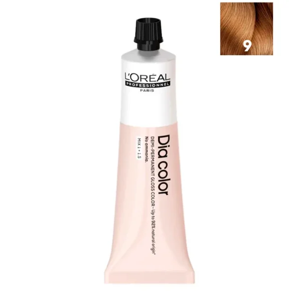 L'ORÉAL PROFESSIONNEL PARIS DIA COLOR demi-permanent gloss color #9