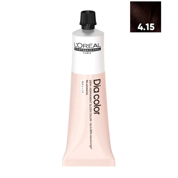 L'ORÉAL PROFESSIONNEL PARIS DIA COLOR деми-перманентен гланц цвят #4.15