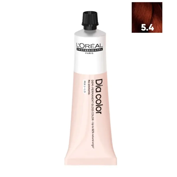 L'ORÉAL PROFESSIONNEL PARIS DIA COLOR colore gloss demipermanente #5.4
