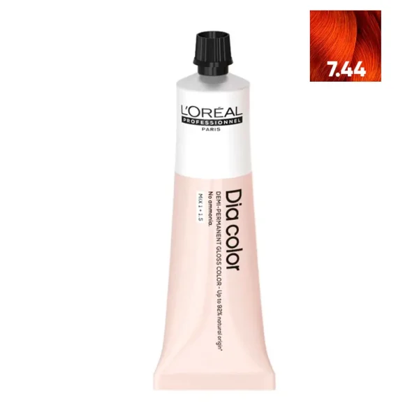 L'ORÉAL PROFESSIONNEL PARIS DIA COLOR деми-перманентен гланц цвят #7.44