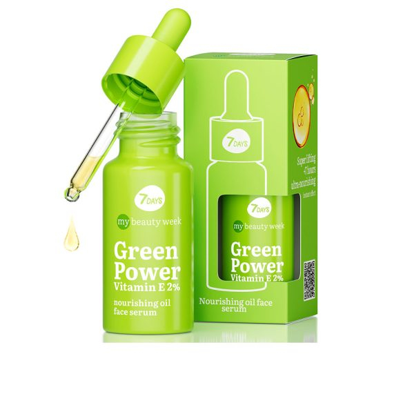 7DAYS GREEN POWER VITAMINA E 2% siero viso olio nutriente 20 ml