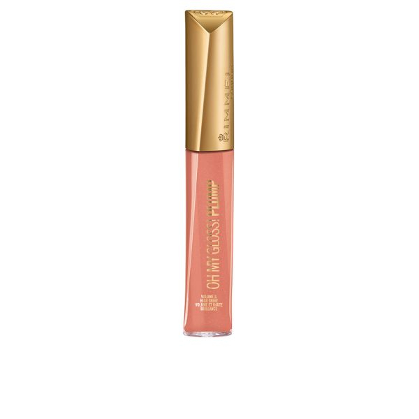 RIMMEL LONDON OH MY GLOSS! PLUMP lip gloss #531-Peach Pie 7 ml