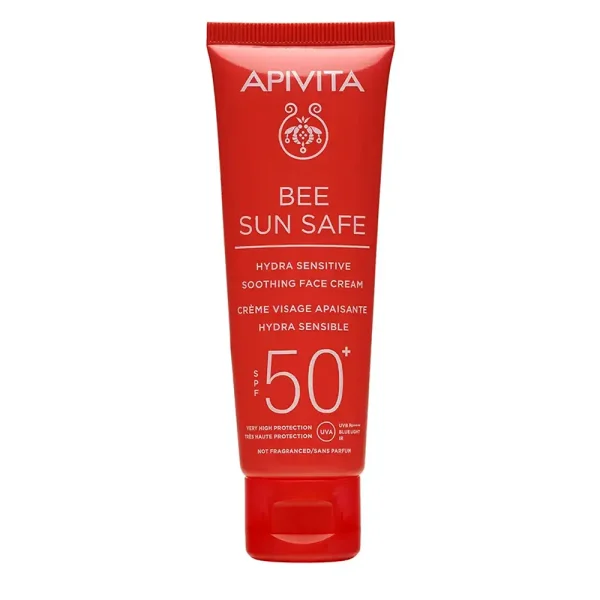 APIVITA BEE SUN SAFE HYDRA SENSITIVE soothing face cream SPF50 50 ml