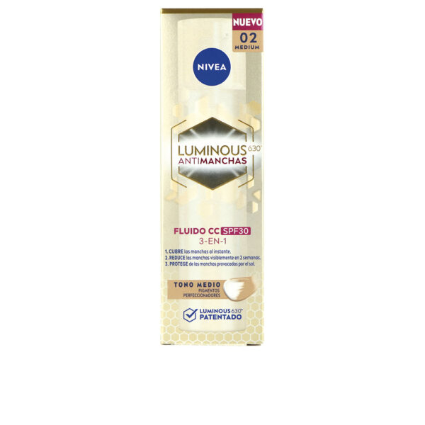 NIVEA LUMINOUS 630? ANTI STAIN CC fluid SPF30 #medium 40 ml