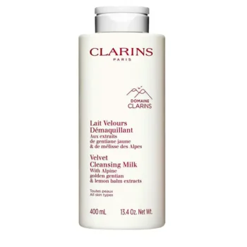 CLARINS VELVET CLEANSING MILK for all skin types refillable 400 ml