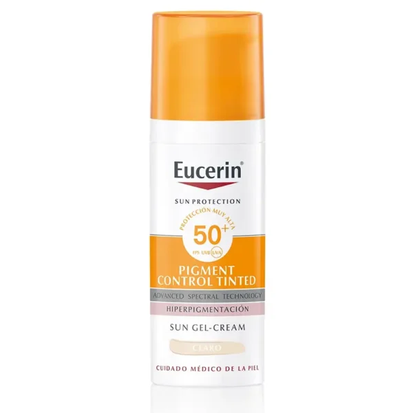 EUCERIN SUN PROTECTION pigment control tinted sun gel-cream SPF50+ #light 50 ml