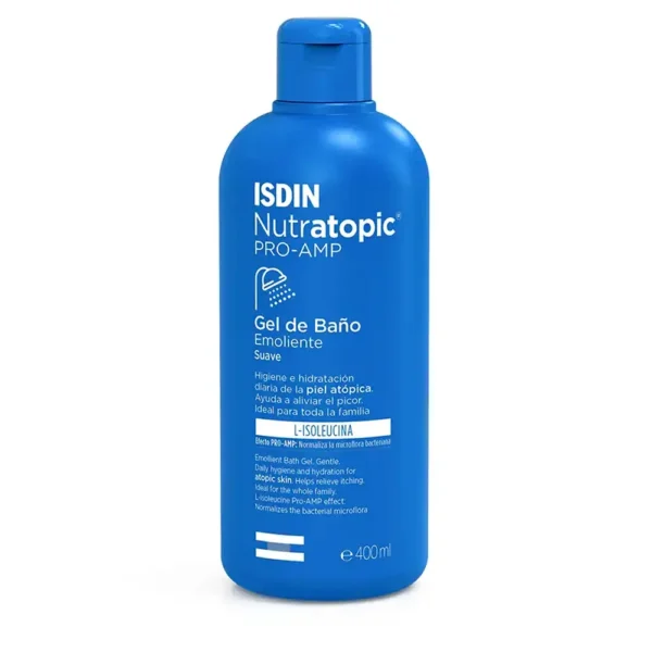 ISDIN NUTRATOPIC Pro-AMP emollient bath gel for atopic skin 400 ml