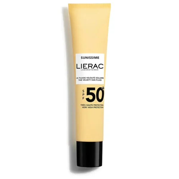 LIERAC SUNISSIME velvety sun fluid SPF50 40 ml