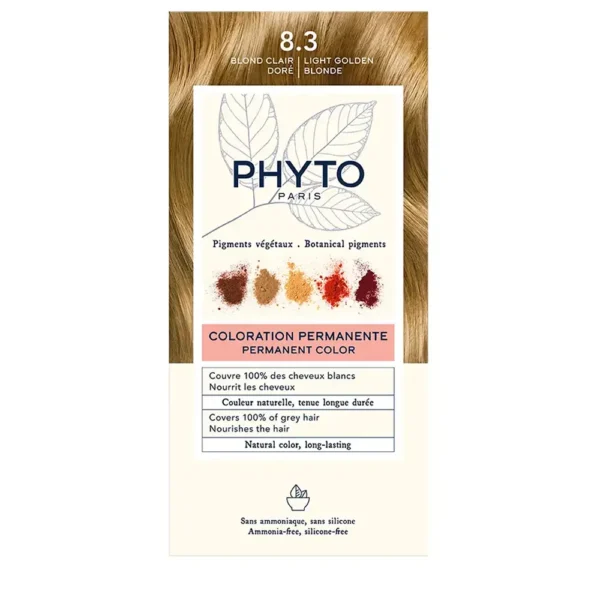 PHYTO COLOR permanente Farbe #8.3-light golden blonde