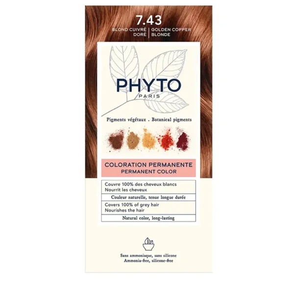 PHYTO PHYTOCOLOR #7.43-golden copper blonde