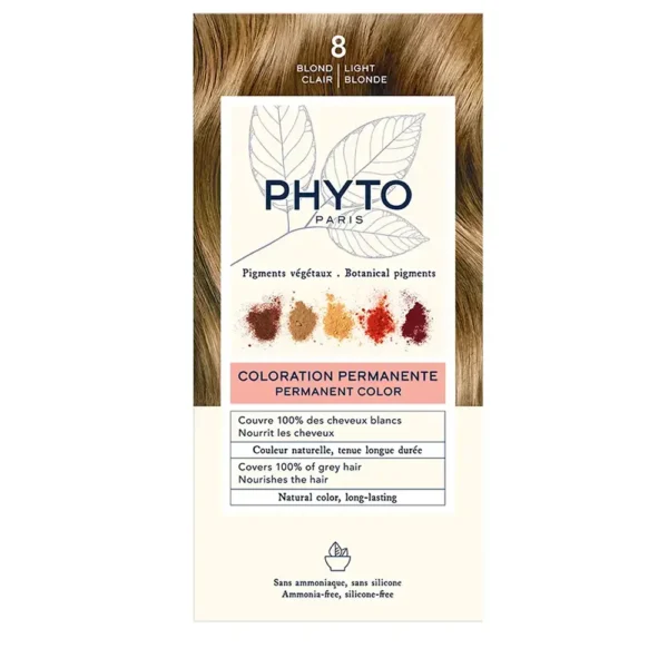 PHYTO PHYTOCOLOR permanent color #8-light blonde