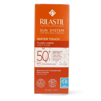 RILASTIL SAULĖS SISTEMA SPF50+ vandens liečiamas lengvas skystis 50 ml