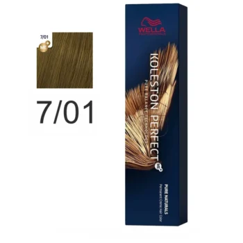 WELLA PROFESSIONALS KOLESTON PERFECT ME+ PURE NATURALS 7/01 Blond Moyen/Cendré Naturel 60 ml