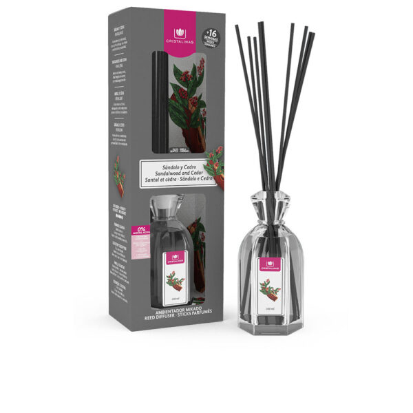 CRISTALINAS MIKADO air freshener 0% #sandalwood-cedar 180 ml