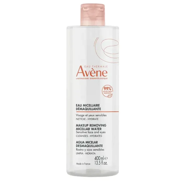 AVENE MAKEUP REMOVING MICELLAR WATER for face and eyes 400 ml